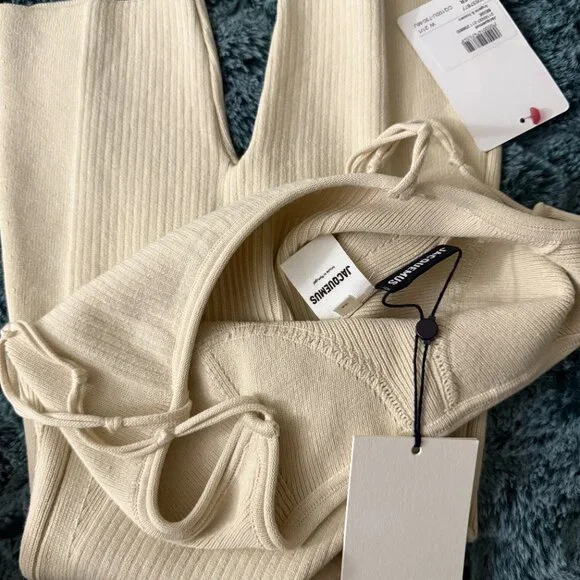 JACQUEMUS Le body short ribbed-knit playsuit - Picture 3 of 8